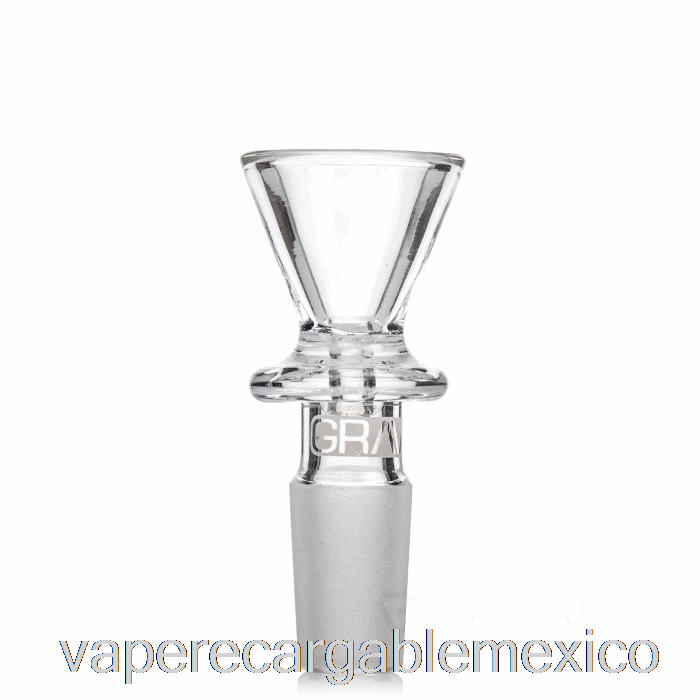 Vape Recargable Grav 14mm Embudo Bowl Transparente